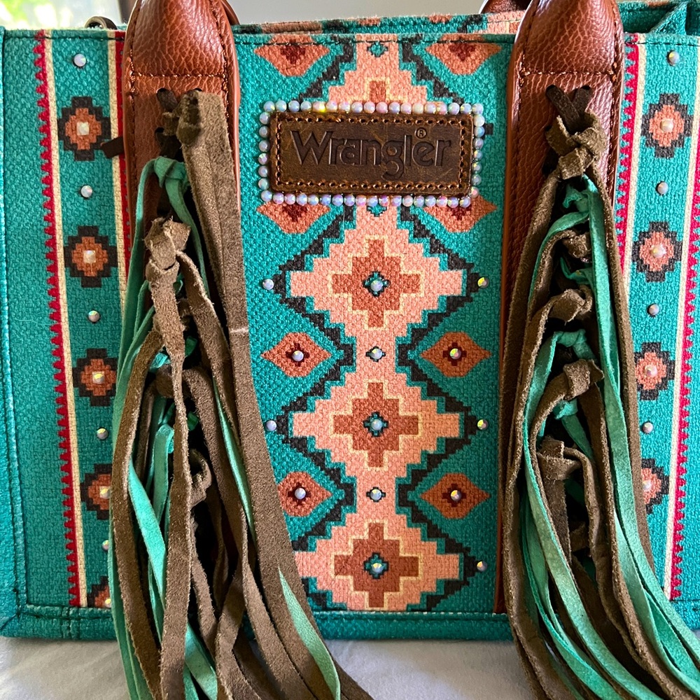 Blue Wrangler Purse